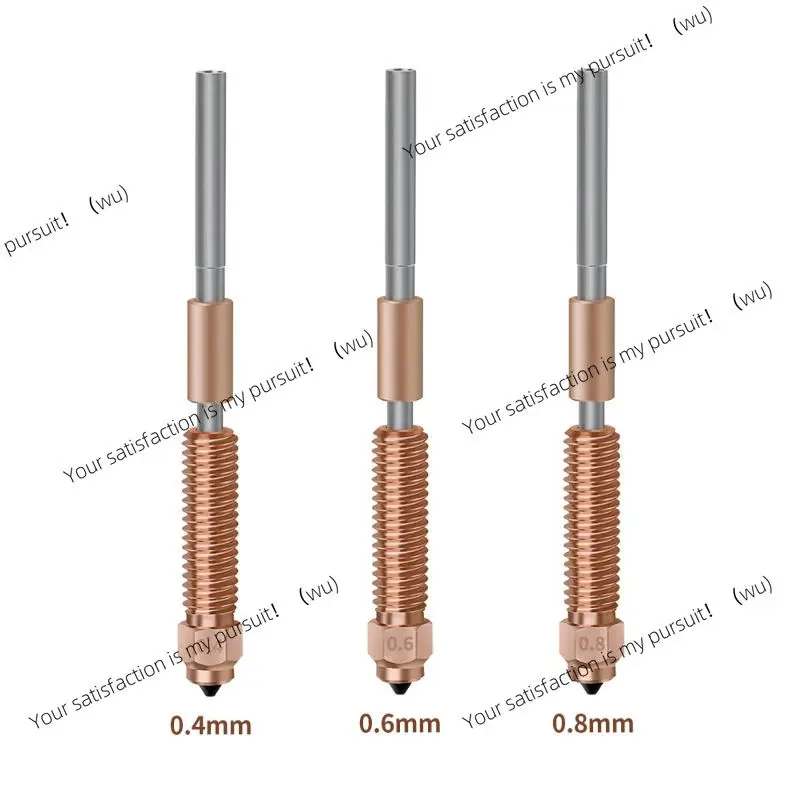 for 3D Printer Ender‑3V3 K1C K1 Max Spare Parts Integrated Bimetallic Hardened Steel Nozzle Throat Kit