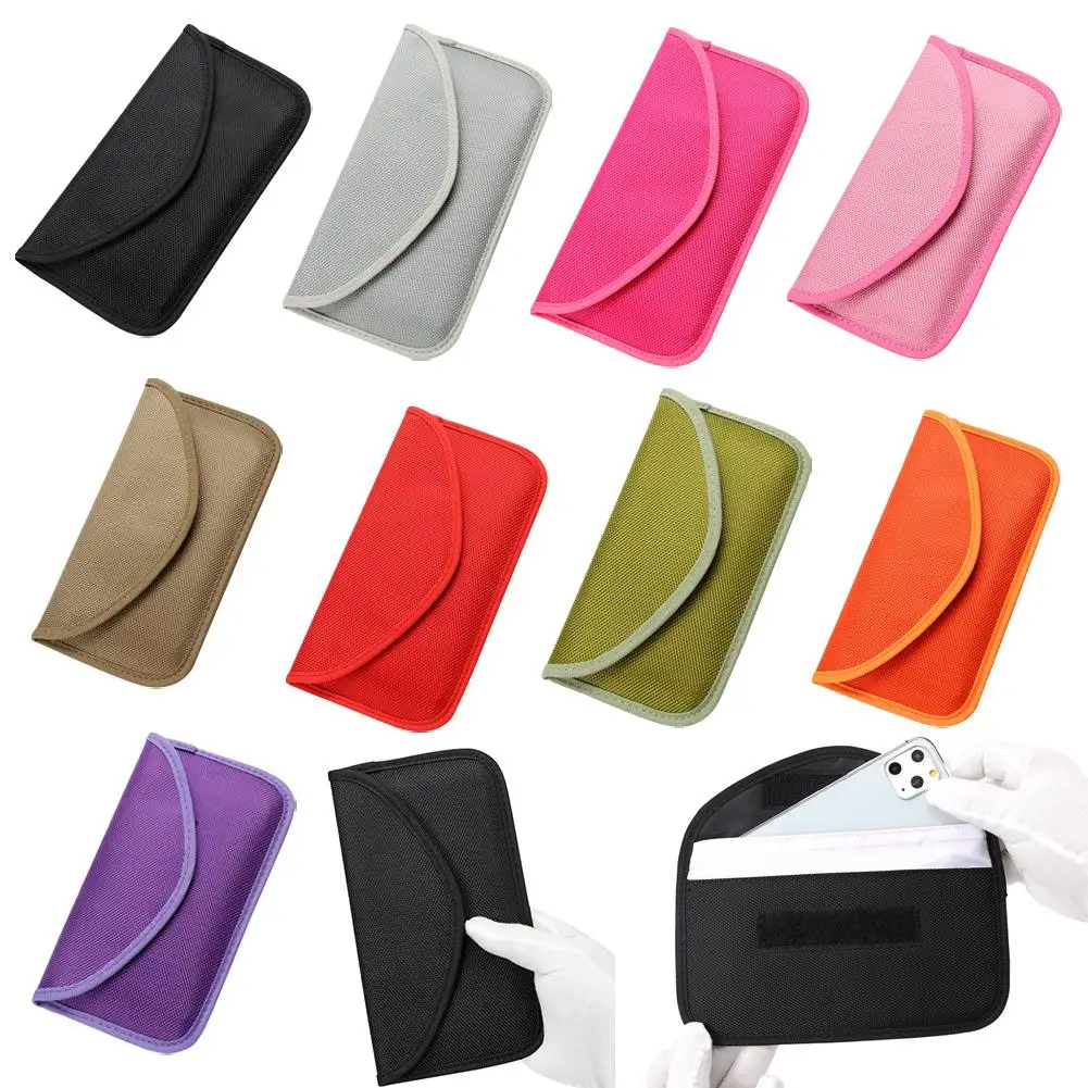 Mobile Phone Signal Shielding Bag For Mobile Phones Within 6.5 Inch Safe Blocking Bag Car Key Signal Blocker Case Anti Tracking