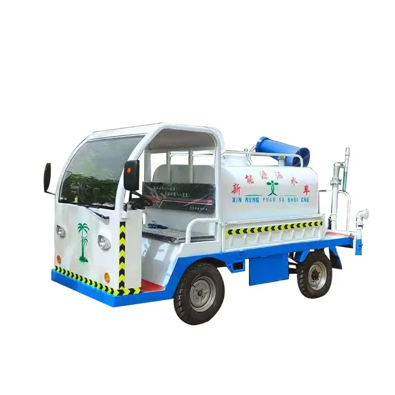 sprinkler construction site multi-functional landscaping dust spraying property small fog cannon four-wheel washing truck