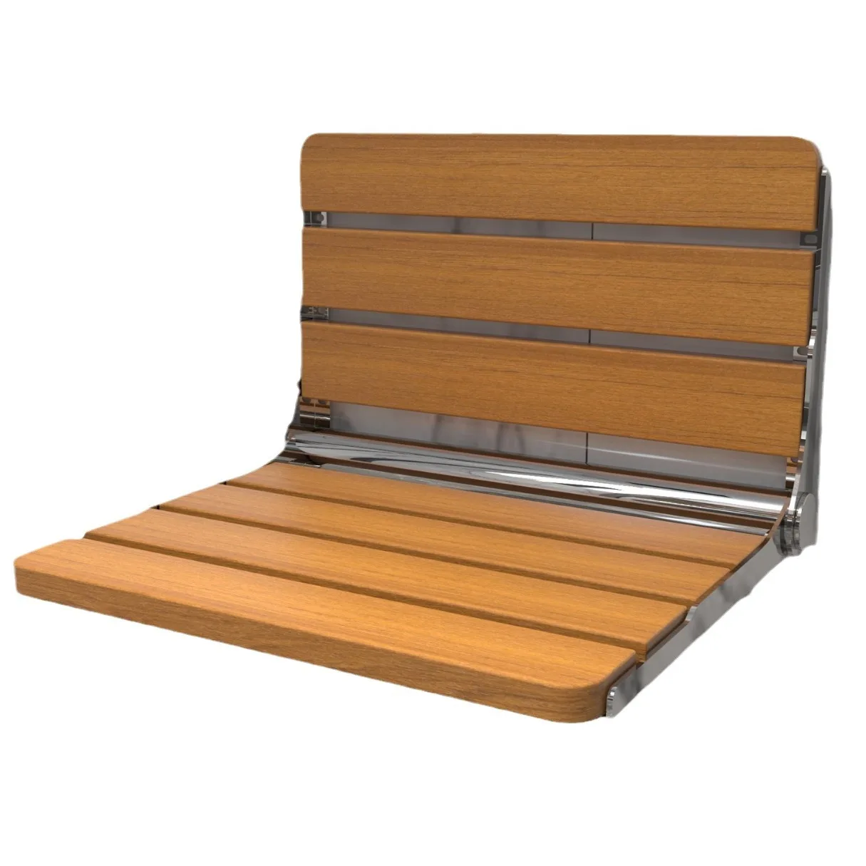 

Solid wood, stainless steel, folding stool, bathroom, elderly, pregnant women, oak, bath stool, shower