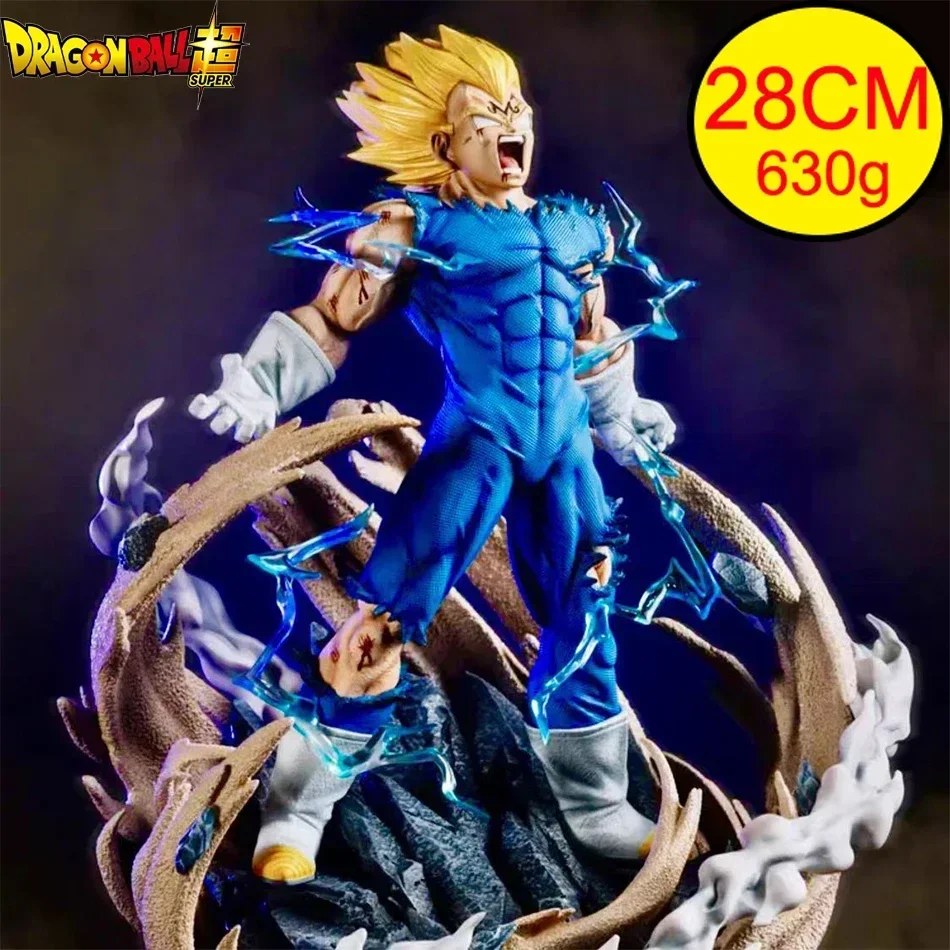 HOTsale 28cm Dragon Ball Z GK figura MAXIMATIC The Vegeta Super Saiyan Son Majin Vegeta autoestucto Vegeta figura juguetes modelo