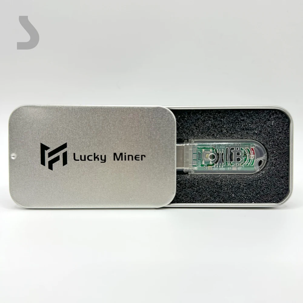 Máquina de minería de Bitcoin USB Lucky Miner LV03 MINI ASIC Mining 74KH/S, Solo, Cripto Mining, silencioso, dispositivo de locomoción