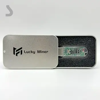 Bitcoin Miner USB Lucky Miner LV03 MINI ASIC Mining 74KH/S Solo Miner Crypto Mining Silent Miner Machine Loterijní zařízení 8 nejlepší prodej ASIC USB těžař - №8