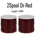 2PCS Dark Red