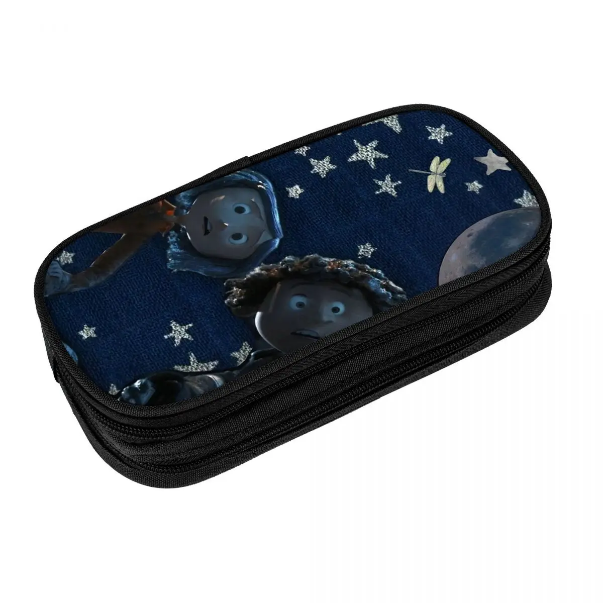 

Coraline Halloween Horror Pencil Case Lovely Pen Bag Girls Boys Big Capacity School Supplies Zipper Pencil Box