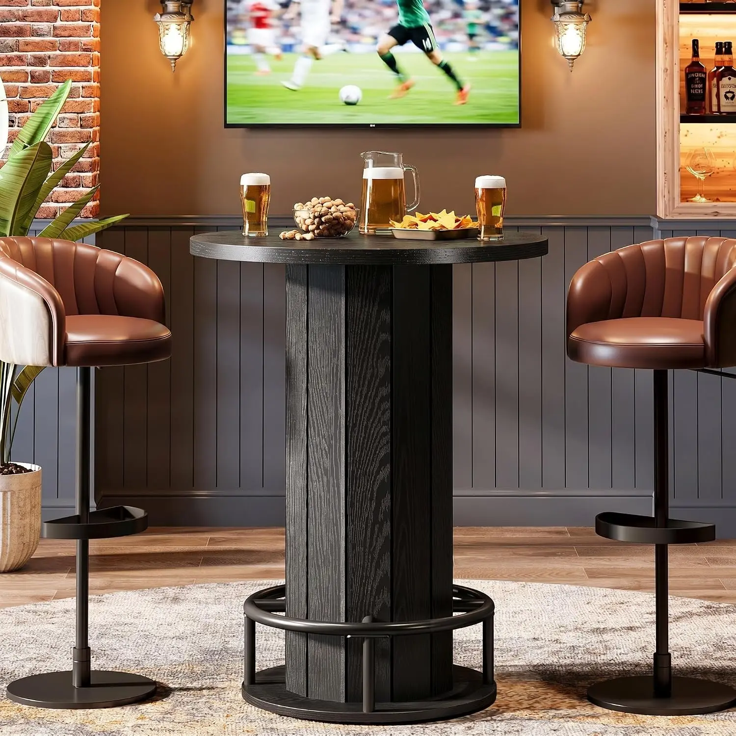 Round Bar Table, 39.4
