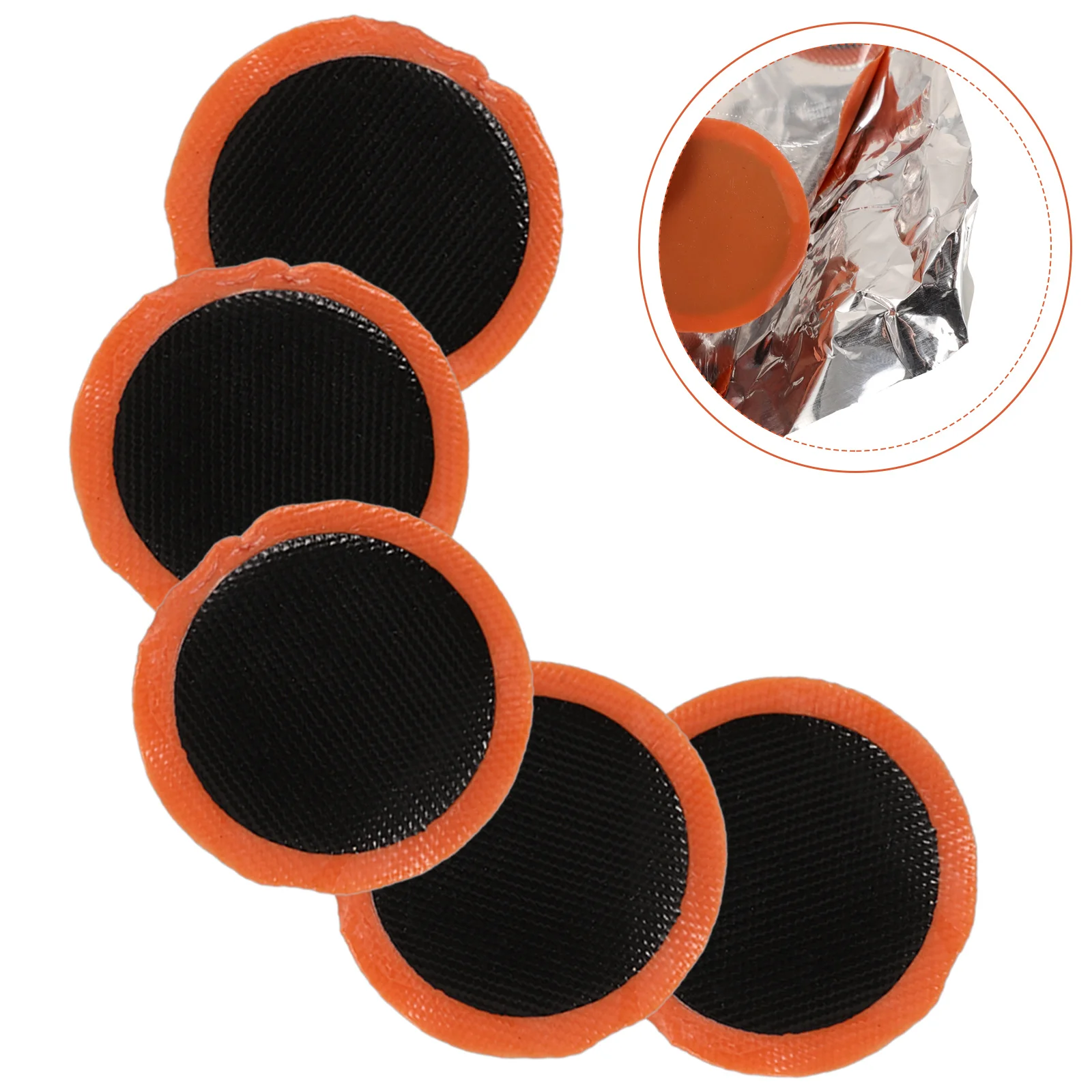 

48 Pcs Bike Tube Patch Kit Repair Cycling Inner Tire Puncture for Rubber Patches