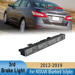 Rear LED 3rd Third High Level Brake Light for NISSAN Bluebird Sylphy Sentra B17 2012-2019 Additional Brake Lights Red Light