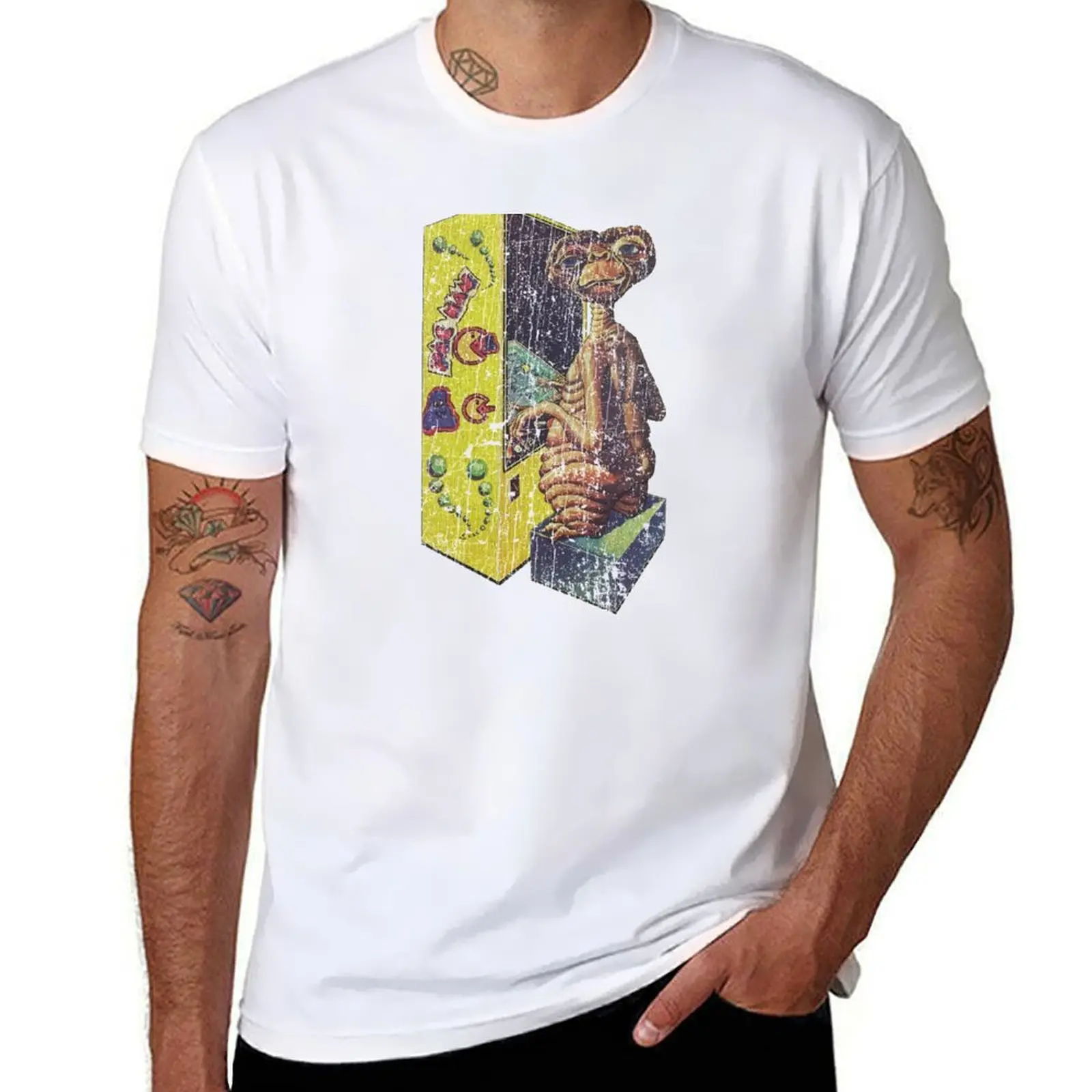 

E.T. Arcade T-Shirt anime shirt hippie clothes mens tall t shirts