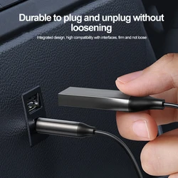 Bluetooth 5.0 Hands-Free Kit Auxiliary Adapter Usb To 3.5Mm Jack Car Audio for Car Bluetooth Transmitter