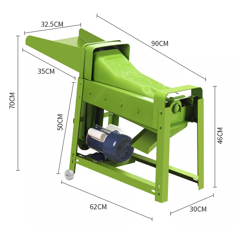 Fully automatic corn threshing machine, household corn kernel removal, agricultural bract kernel peeling 600~750KG/hour