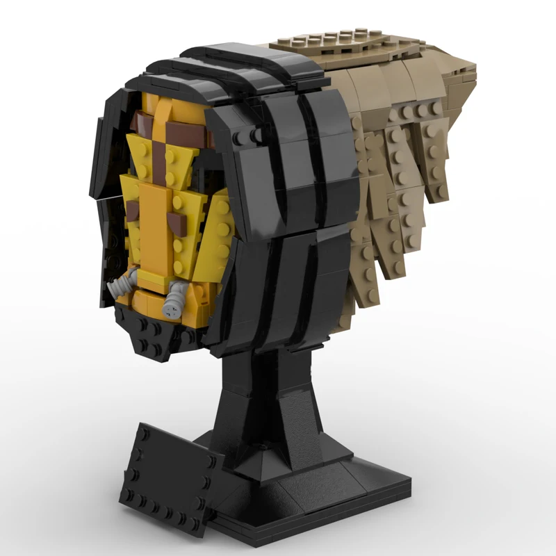 485PCS Pyke Soldat Helm Sammlung MOC Stern Teig Helm Set Modell Bildung Bausteine Geschenk