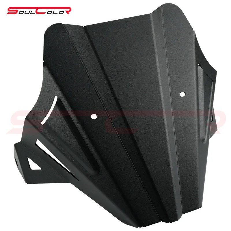 دراجة نارية سوداء الزجاج الأمامي ماتيل الرياضة الزجاج الأمامي قناع يناسب MT-09 2024 2025 mt09 SP Y-AMT 24-25 MT09 y-amt GEN4