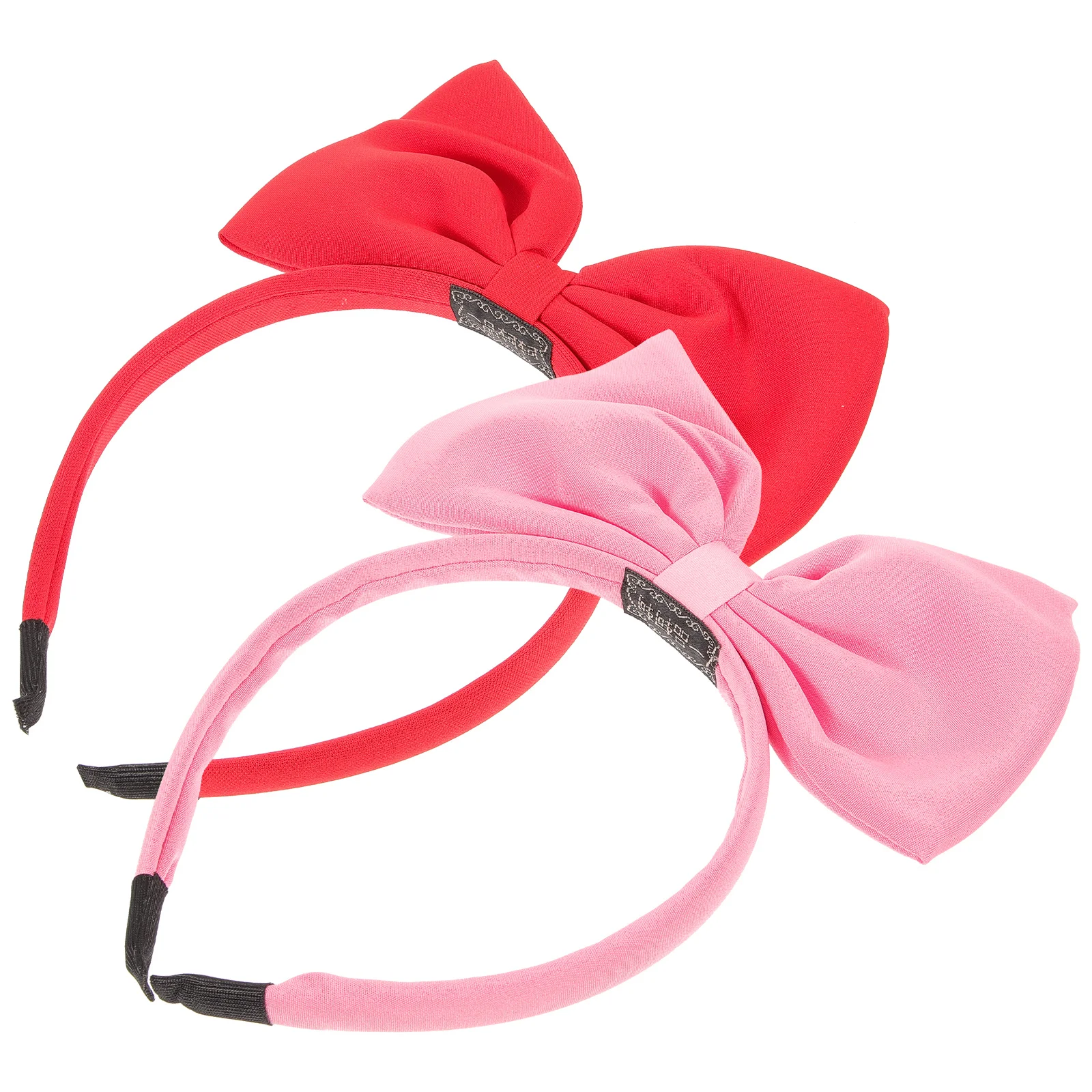 

2 PCS Christmasn Hair Hoops Ribbons Small and Fresh Headbands Kids Bowknot Haribands Child