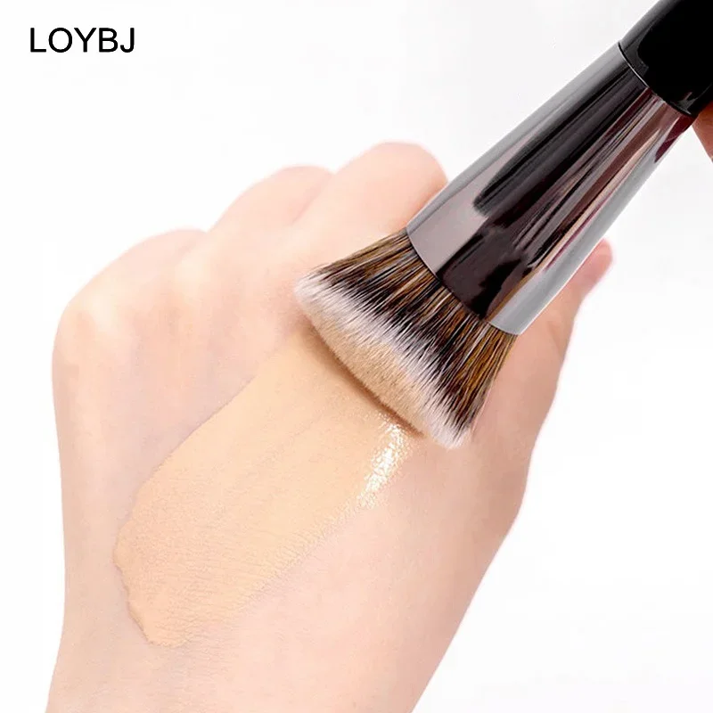 LOYBJ Multifunctional Foundation Makeup Brush 2 Inclined Cosmetic Liquid Foundation Concealer Contour Brushes Face Beauty Tools