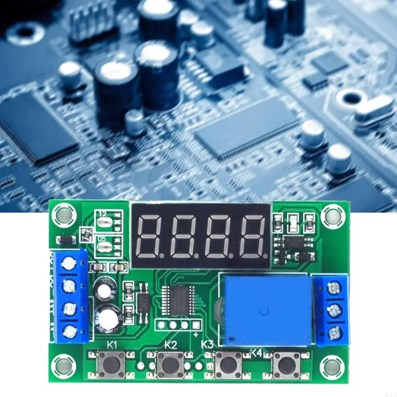 HX6B 5V LED Display Time Delay Module Adjustable Timer Relays Module Board YYC-2S