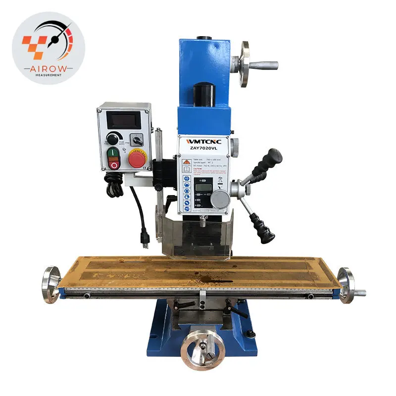 Airow ZAY7020VL Vertical Mini Manual Drilling and Milling Machine with Longer Worktable