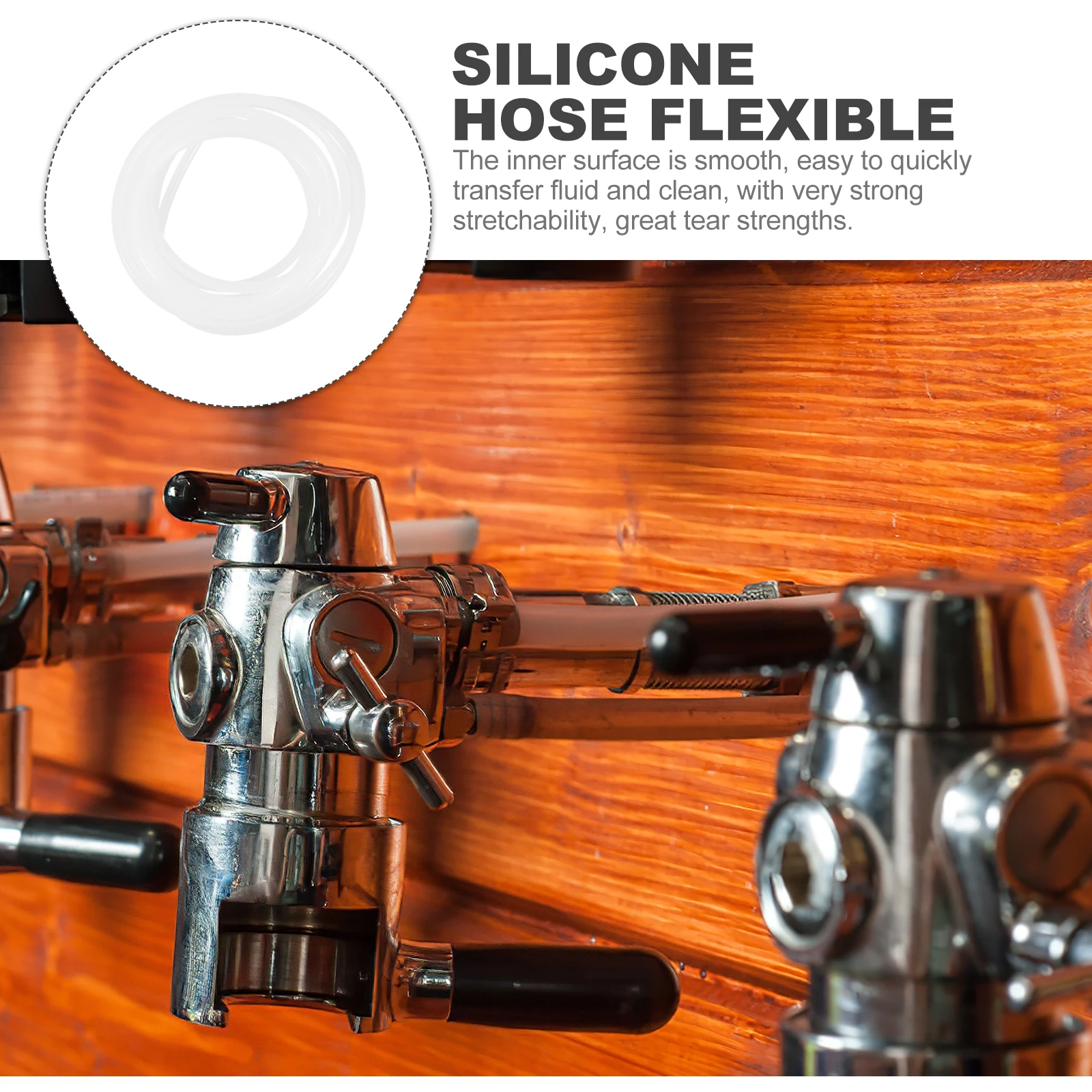 

Beer Brewing Hose Flexible Clear Tubing For Liquid Gas Transfer Home Aquarium Drip Irrigation Oil Water Change Industrial Use