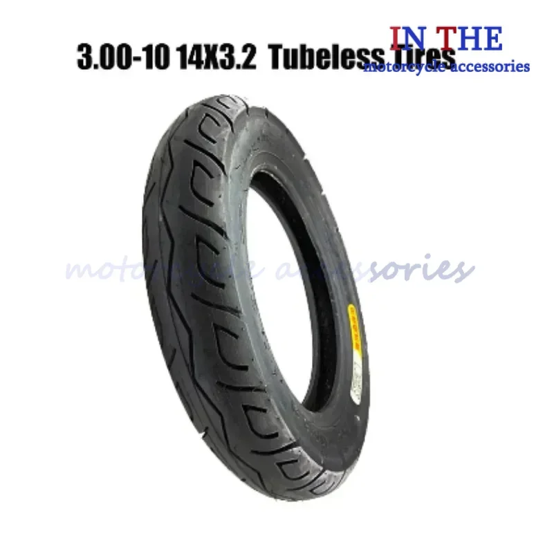 14 inch Vacuum Tubeless Tire 3.00-10 / 14x3.2 fits Electric vehicle  Scooters e-Bike  300-10 Explosion-proof