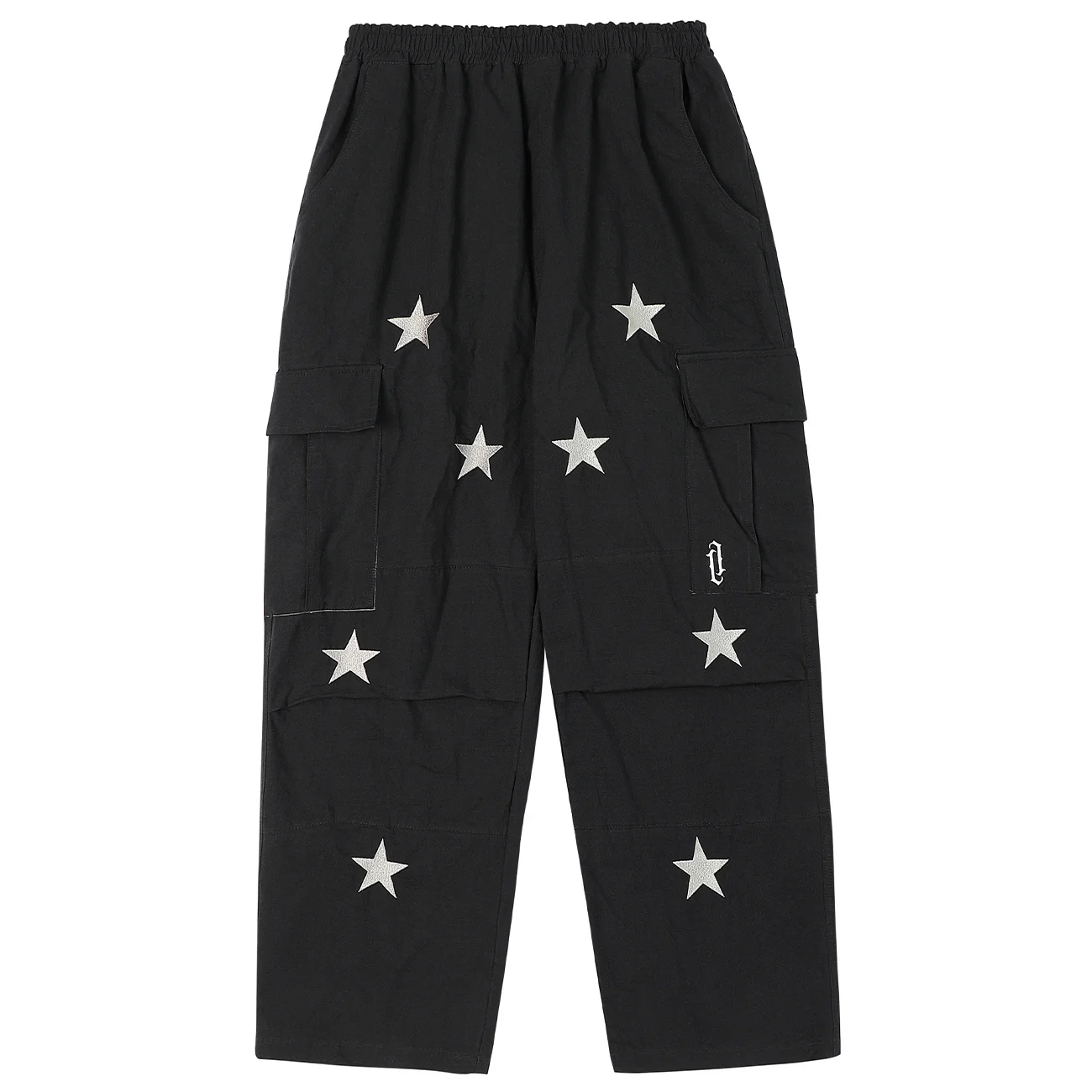 Embroidery Stars Baggy Pants Men Autumn Hip Hop Streetwear Cargo Pants Loose Oversized Casual Joggers Trousers