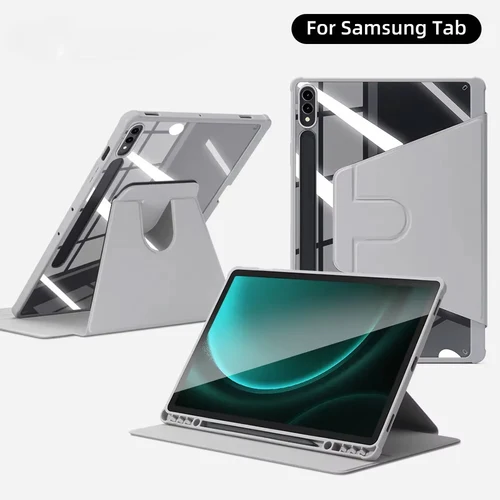 Funda para Samsung Galaxy Tablet Funda Tab S10 S9 FE 10. 9 A9 S7 S8 Plus 12,4 11 A8 Smart Auto Sleep Wake Función Cubierta acrílica