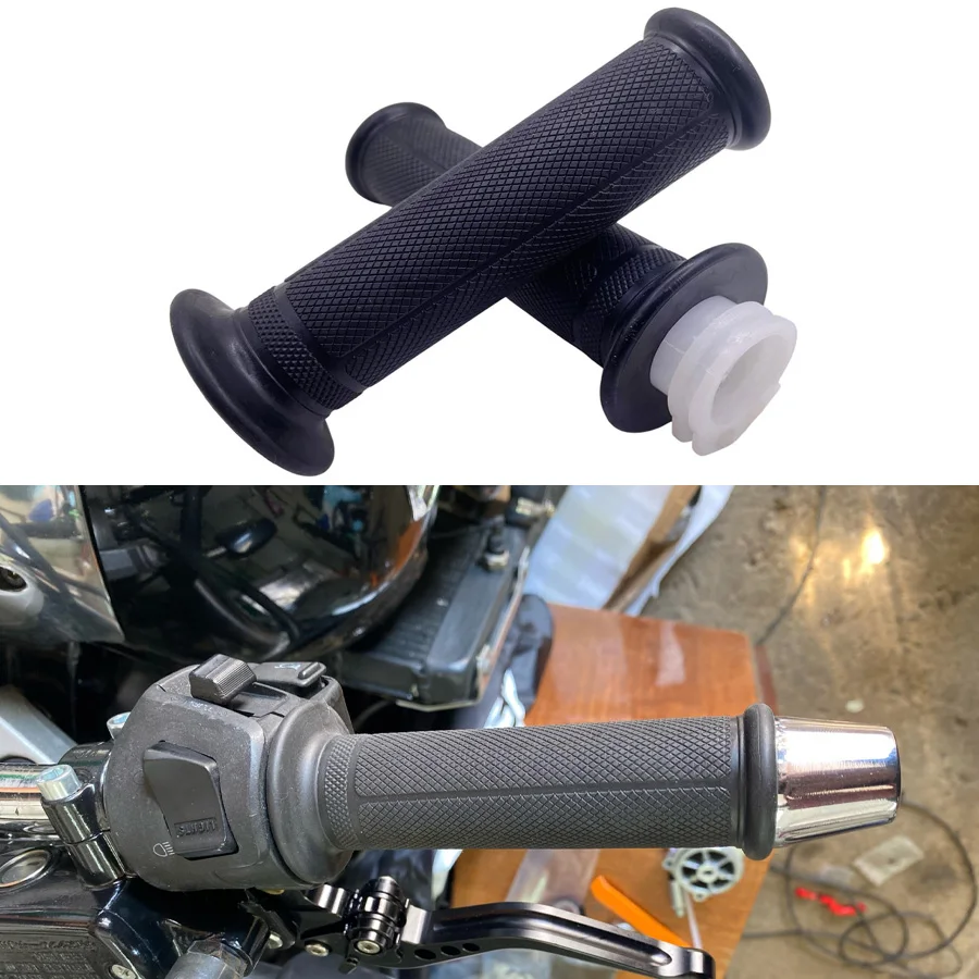 For Honda CB400 CB-1 VTEC CB1300 CB1000 CBR 600RR 250 900 Motorcycle Hand Grips 2PCS Motorbike Handlebar Soft Rubber Parts