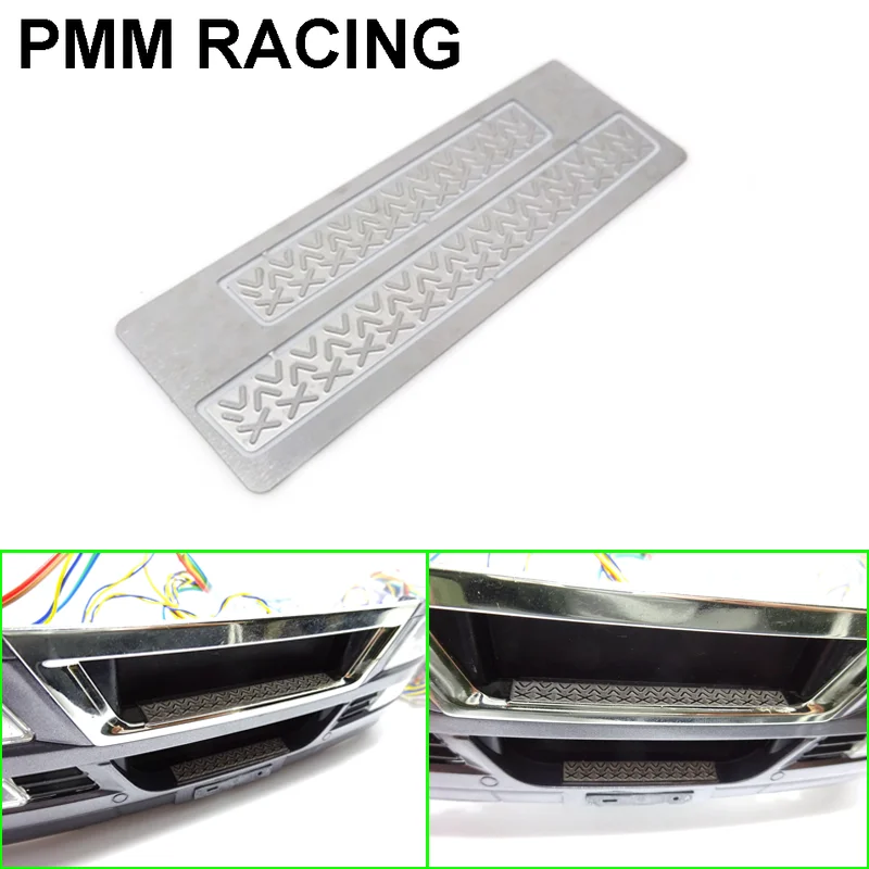 Front Metal Pedal Etching Modification for 1/14 Tamiya RC Truck Trailer Tipper MAN TGX TGS TGA Car Diy Parts