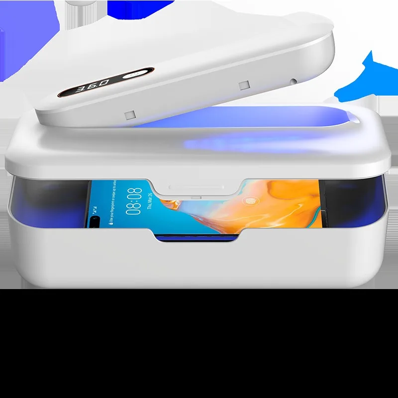 Multi-function UV Sterilizer Box with Lamp Tube UV  Ozone Dual Disinfection Escherichia Coli Removal Portable Sanitizing Case