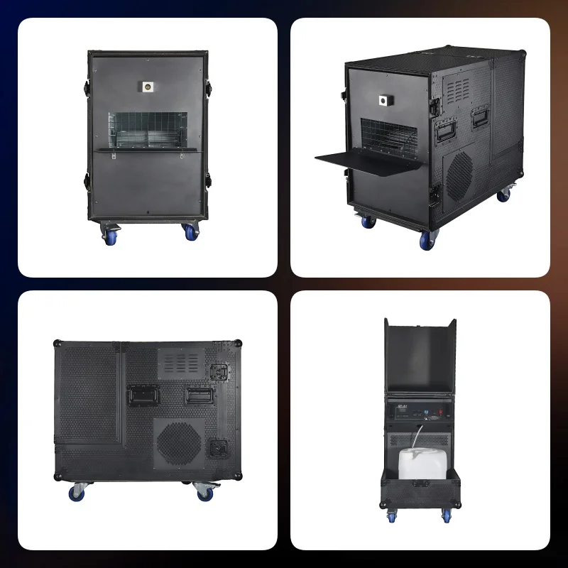 SP 4000W Metal Fog Machine with Remote Control 1000 Coverage Flight Case & Portable Handling for Party/Wedding Celebrationsgloba