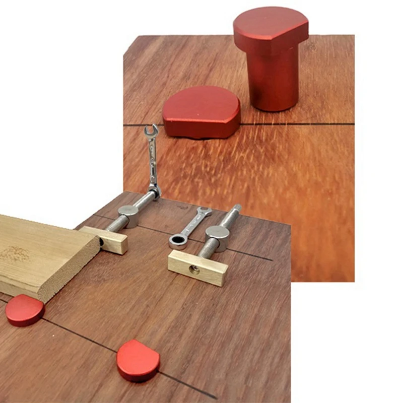 ABRW-6 Jaws For Surface Clamping, Aluminum Vice For Surface Clamping On Tables With A 20Mm Bore