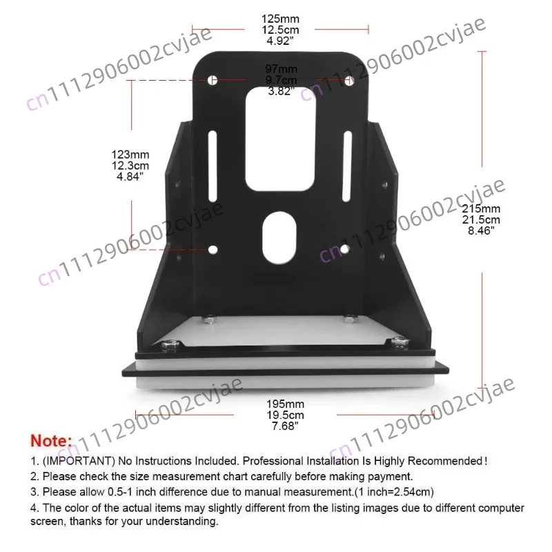 Aluminum towing motor bracket, kayak rung motor bracket, kayak towing with aluminum locking edge