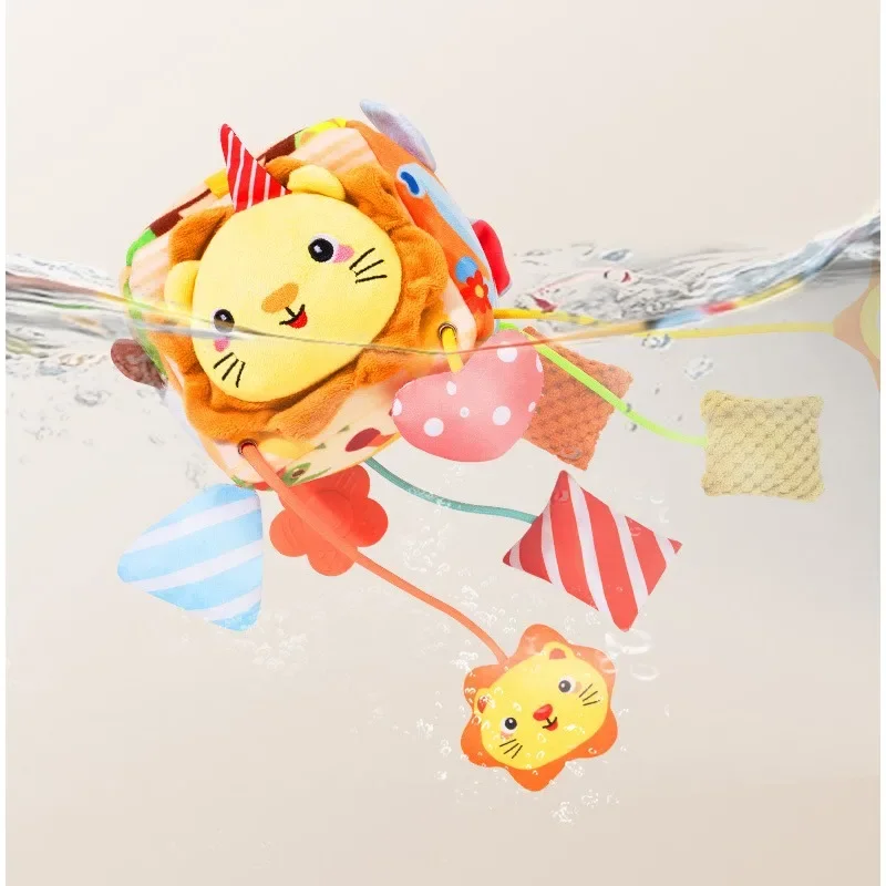 Mainan Gigitan Bayi Baru Lahir, Tempat Tidur Gantung, Mainan Gigitan |   Liontin Kartun Tali Serut |   Hadiah Perkembangan Sensorik Bayi Baru Lahir