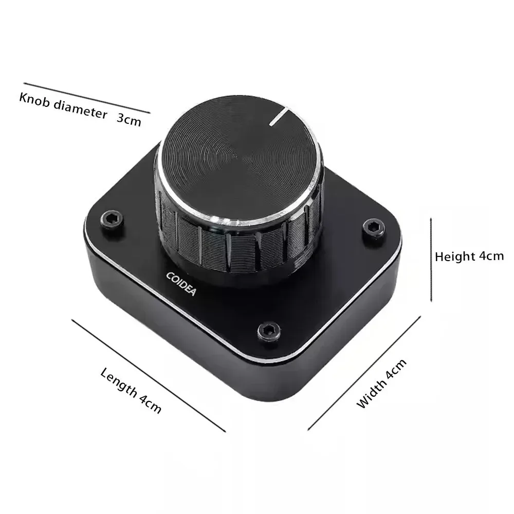 Keysilk Mini Portable Multimedia Volume Control Knob Tri Mode Wireless Bluetooth 2 4G Shortcut Macro Pad Keypad for Laptop