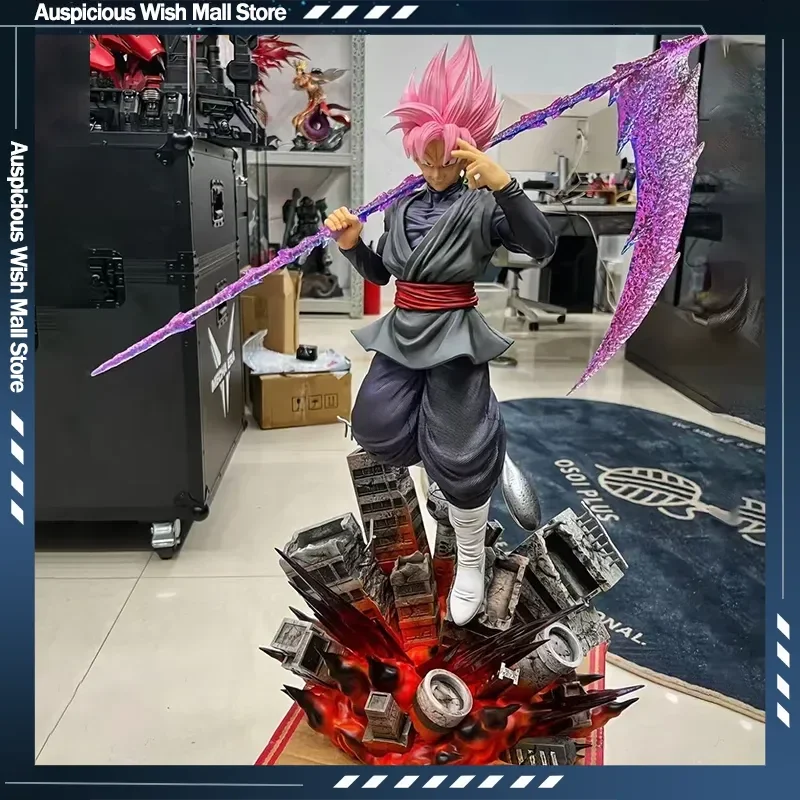 Figura de Anime Dragon Ball de 44 cm, Estatua de Zamasu, Figura de Goku Black 1/6, Estatua de PVC, Decoración, Adorno, Colección, Modelo, Juguetes, Regalo