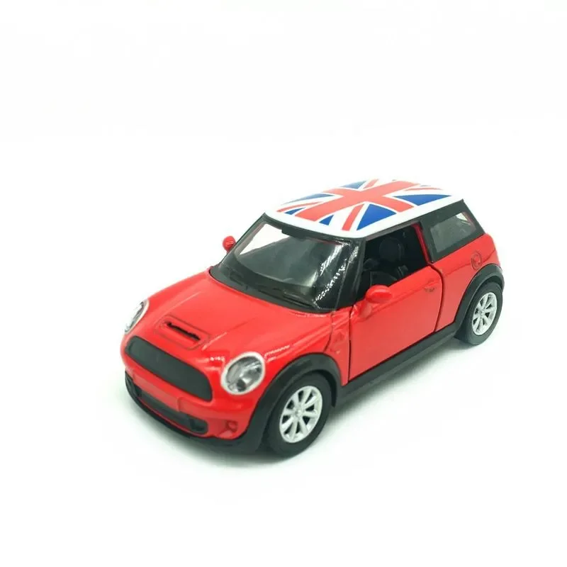 1:36 Mini Landgenoot Diecast Legering Metalen Automodel Mini Cooper Simulatie Metalen Speelgoedauto Voertuigen Modelcollectie Kindercadeau