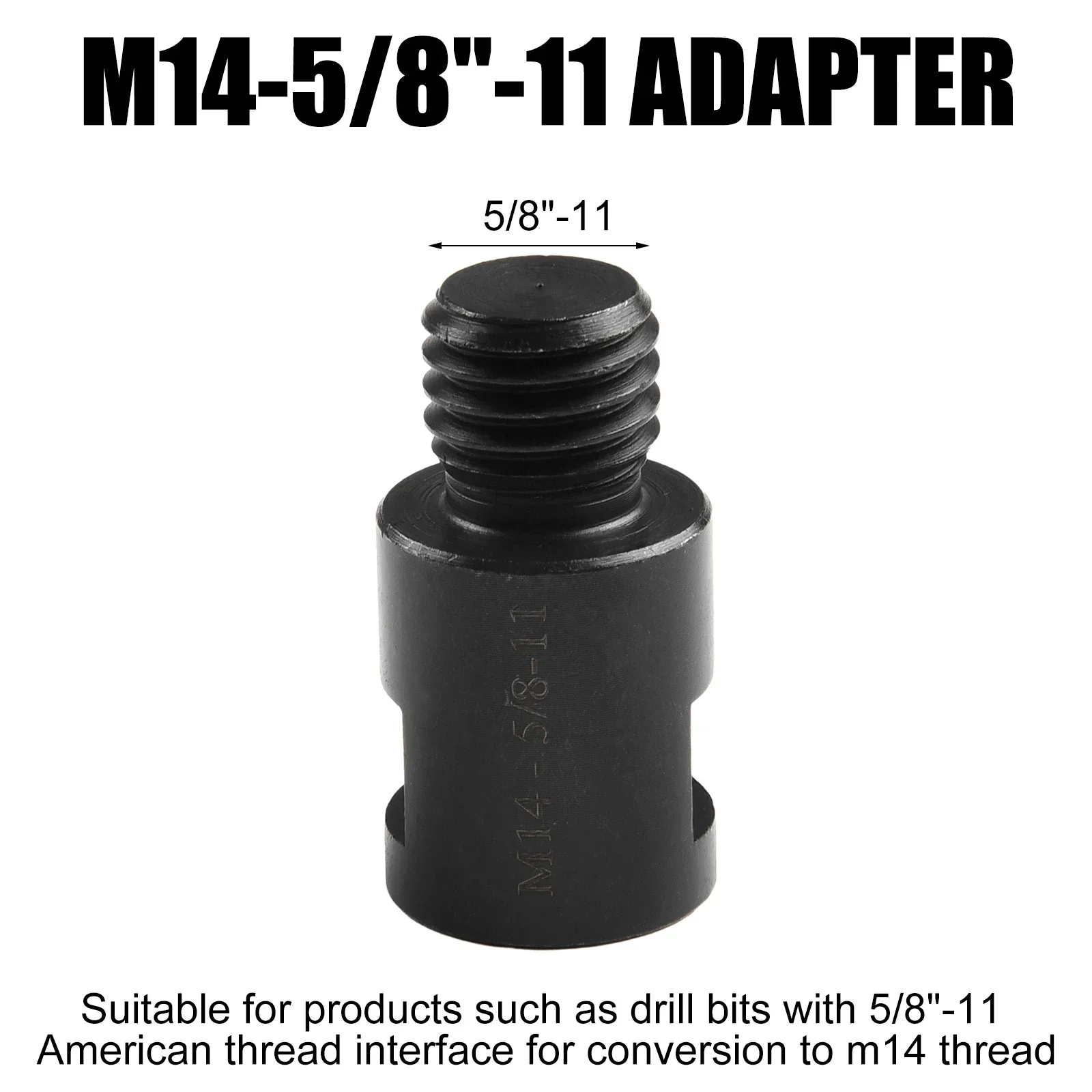 앵글 연마기 어댑터 컨버터, M10 M14 5/8-11 컨버터, 아버 커넥터, M14-M10 M10-M14 전동 공구 부품