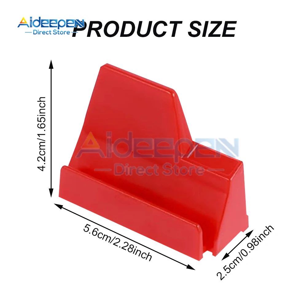 10Pc Red Wrench Organizer Plastic Wrench Organizer Tray Sockets Storage Tools Rack Sorter Standard Spanner Holders Wrench Holder