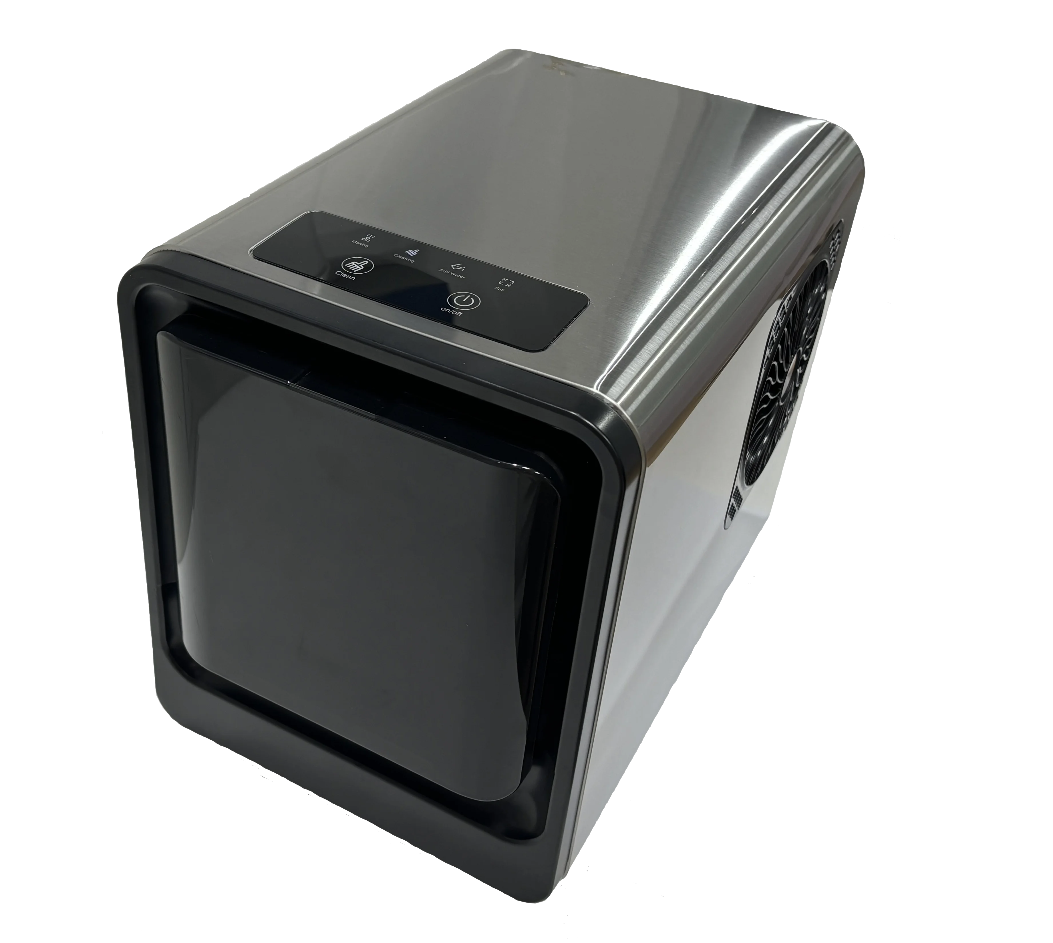 제빙기 기계 4분 휴대용 얼음(셀프 레닝 및 가정용 주방 사무실 파티용 핸들 기계 포함)