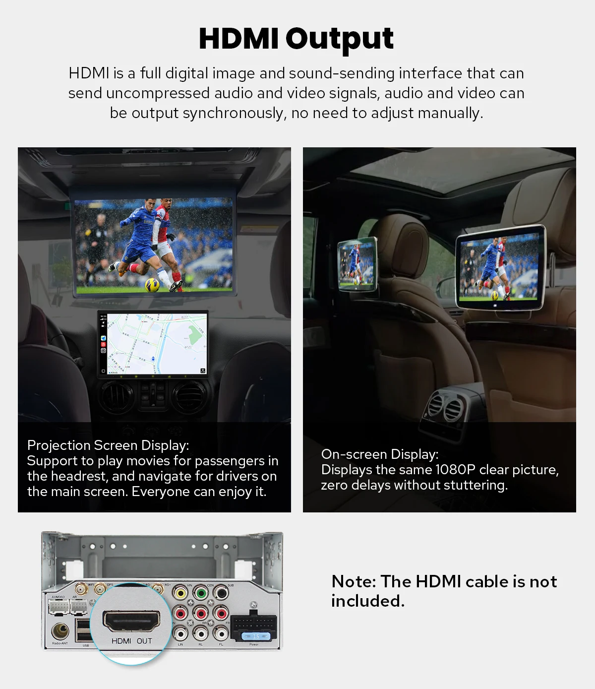 JOYING 11.6"13.3"15.1" Android 13 Car Radio Stereo Universal 2Din Head Unit Multimedia Player Support Apple Carplay Android Auto
