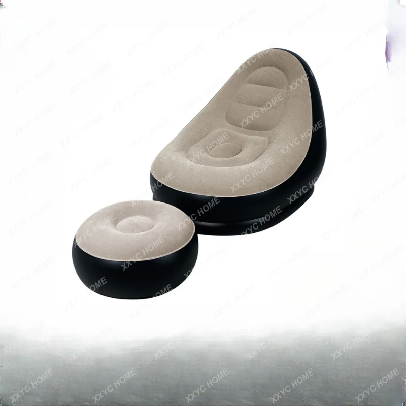 Inflatable Single Minimalist Sofa Couch Leisure Nap Recliner Creative Portable Folding Lazy Sofa