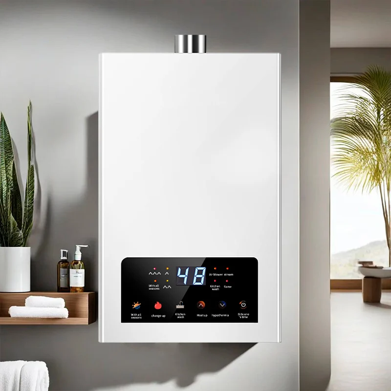 

Водонагреватель для природного газа 10 л/12 л/13 л/16 л — мгновенное безрезервуарное управление термостатом (38 Вт, низкая мощность, расходомер 5 л/мин, энергосбережение)