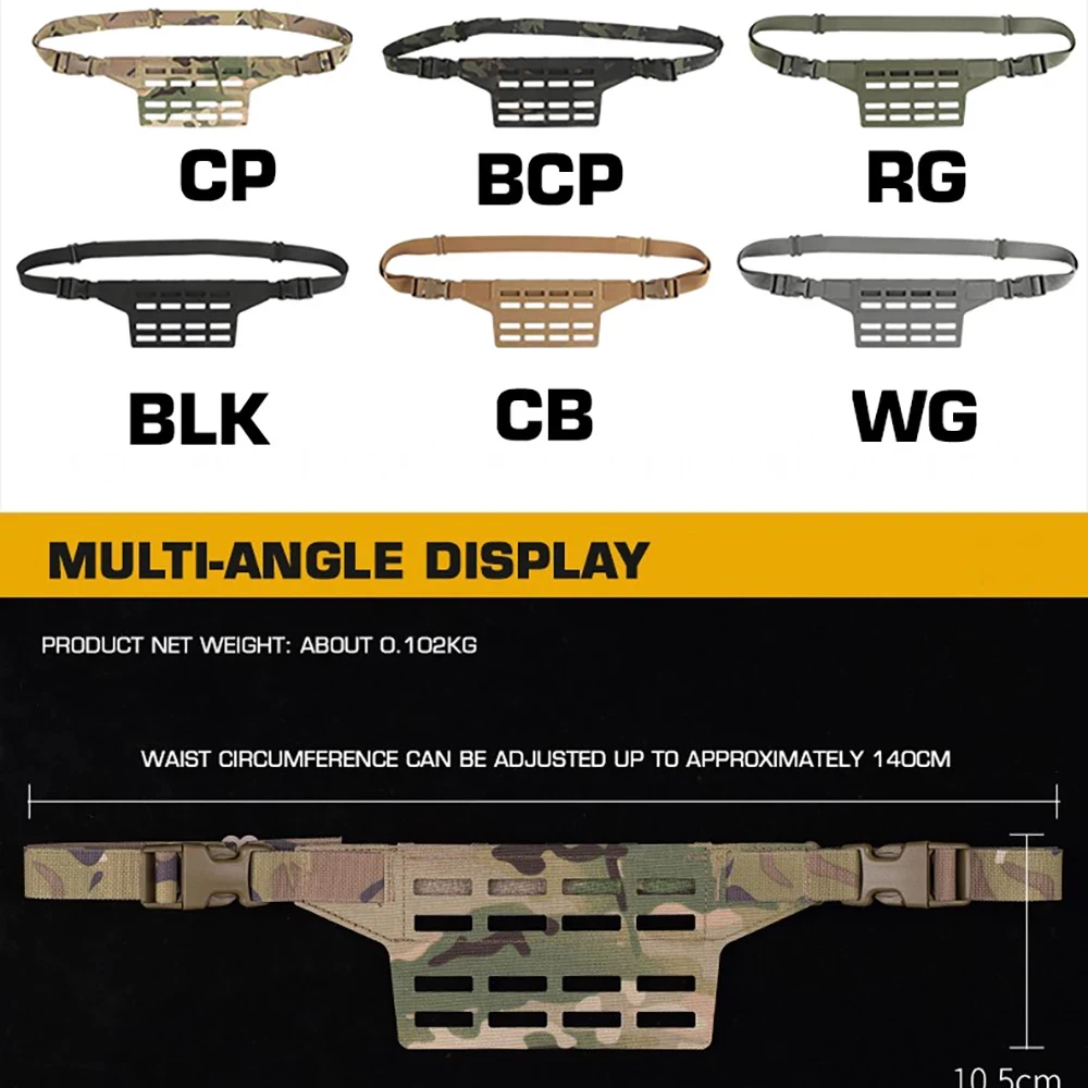 

НОВАЯ адаптерная плата для поясной сумки с 4 сетками, оснащенная 4 колонками крепления MOLLE, подходит для оборудования «сделай сам», панель адаптера для кемпинга