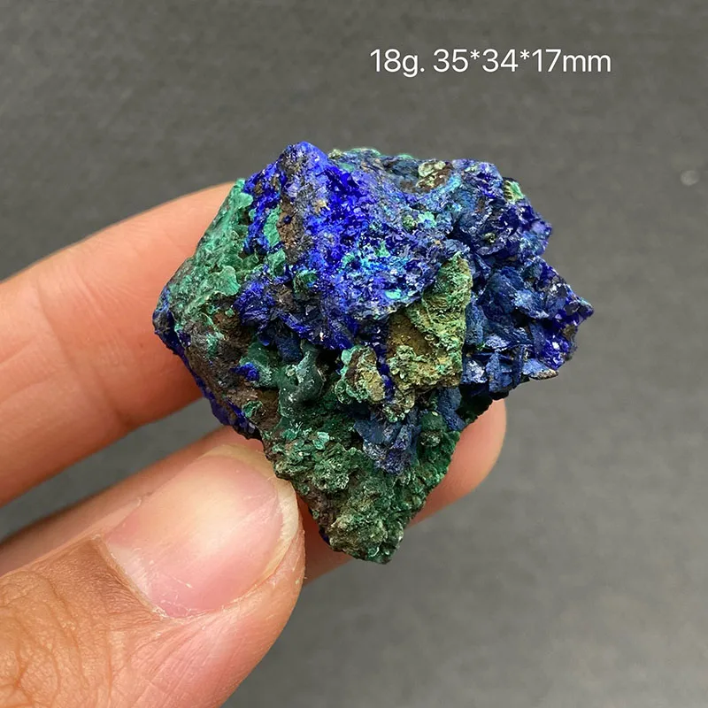 100% natural azurite and malachite symbiotic raw stone mineral specimen healing crystal gem collection