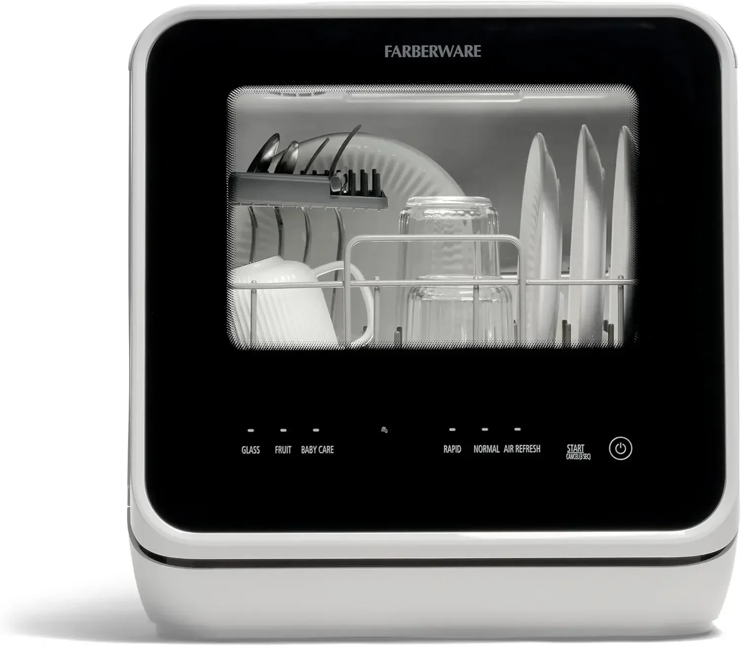 5-Liter Built-in Water Tank - 5-Program System for Home, RV, and Apartment - Wash Dishes, Glass, and Baby Products