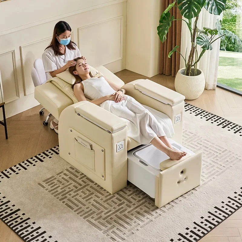 2026 Automatic Back Massage Foot SPA Chair | Pedicure & Nail Salon Sofa | Professional Foot Care Furniture | Custom Wholesale