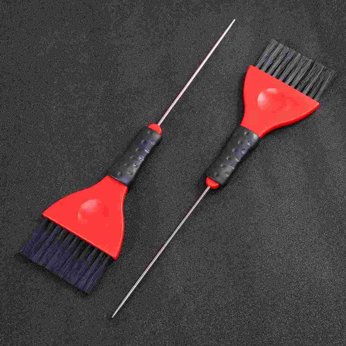 2 PCS Salon Hair Coloring Brush Dye Applicator Needle Tint Gadget Professional Tool