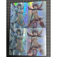 DIY KILL La KILL Hot Stamping Flash Card  Kiryuuin Satsuki Matoi Ryuuko Anime Peripheral Game Collection Card Holiday Gift