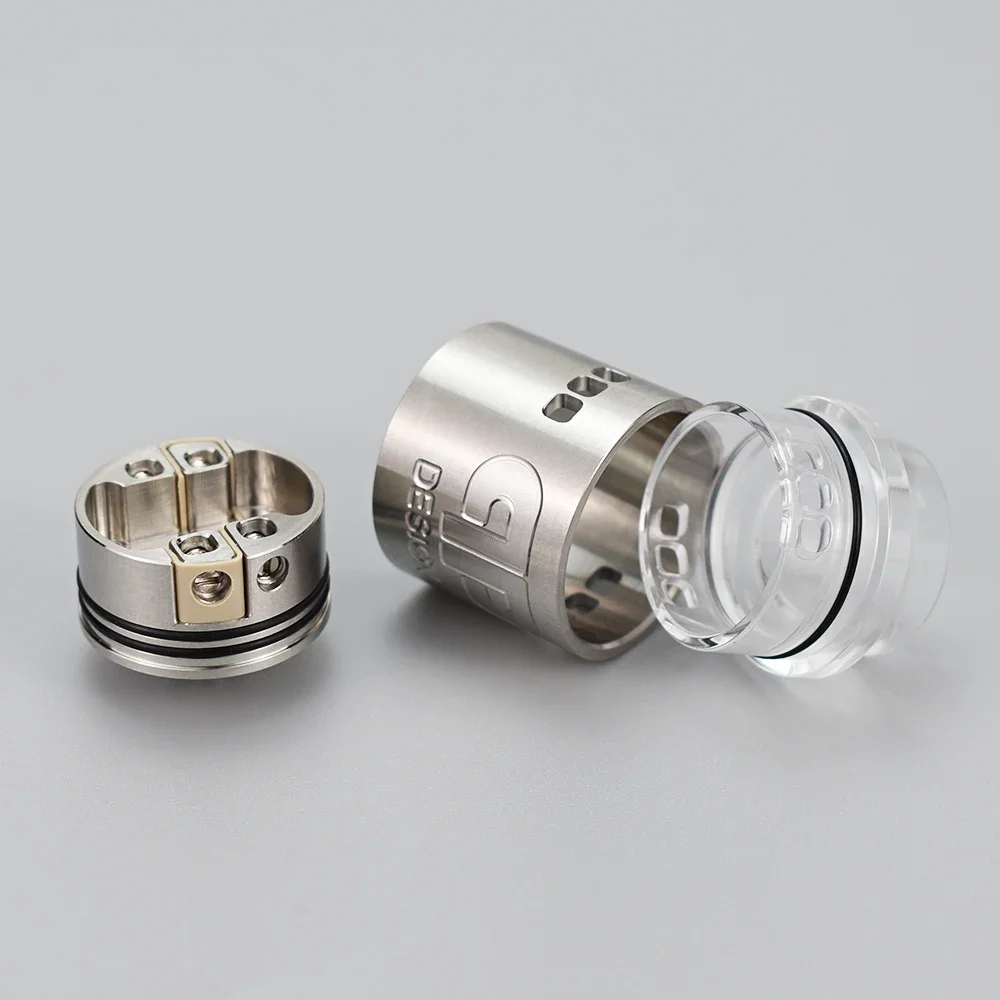 Wolfcoolvape Kali V2 RDA 25 mm wiederaufbaubarer Zerstäuber mit Bottom Feed BF Squonk Pin für 510 Mods Vape Tank Vaping-Geräte