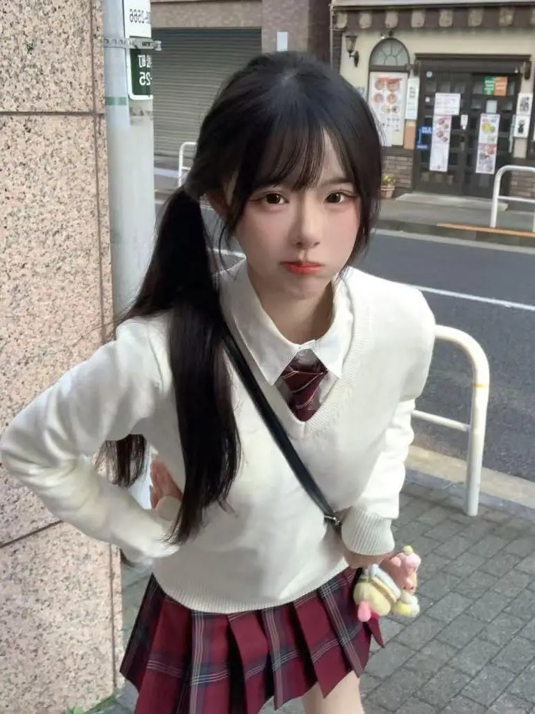 

Вязаный свитер Commute Sle Long Sve V-Ne Многослойная верхняя одежда School orm Theme Осень Зима Новое поступление Свободный крой