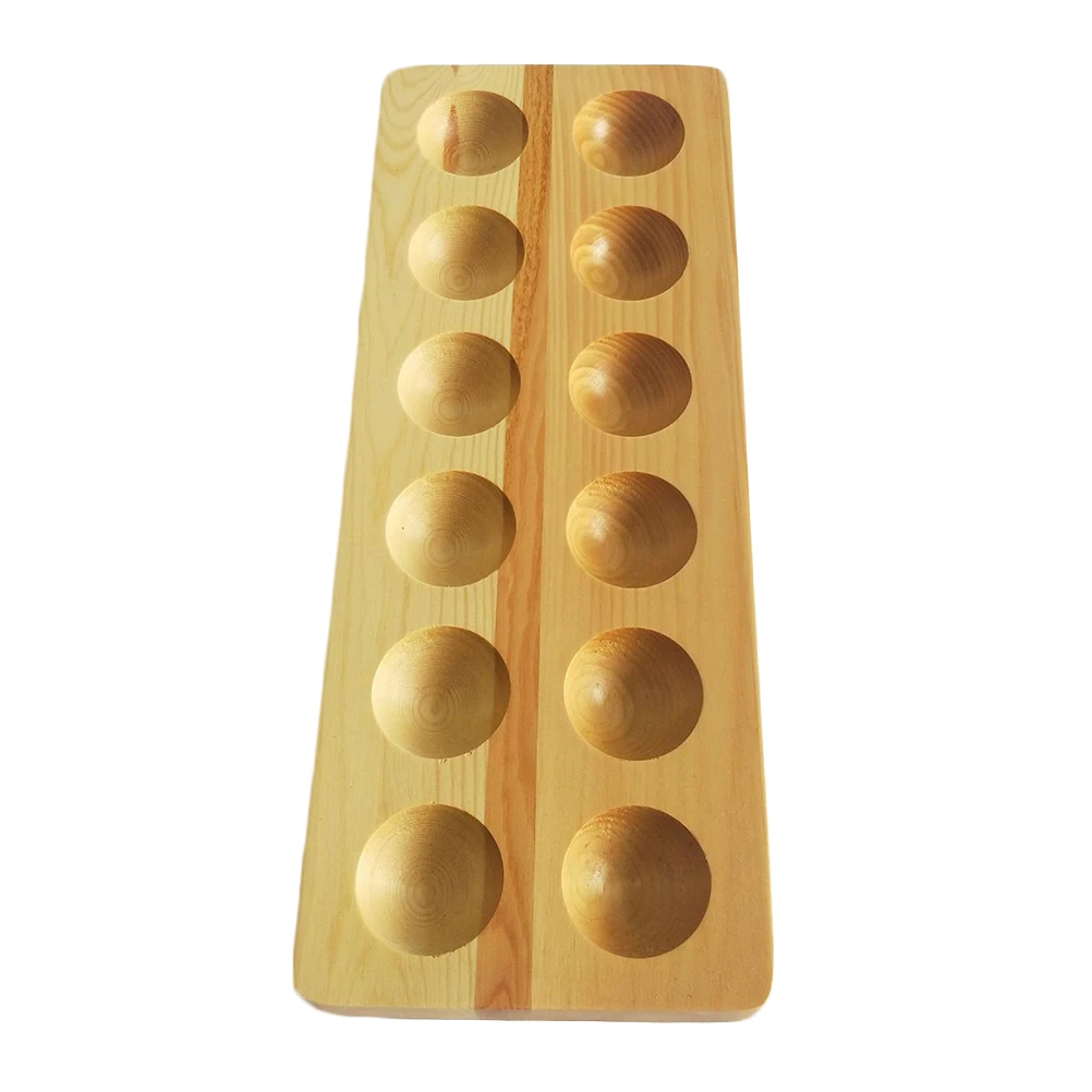 

1pc Wooden Storage Tray Box Organizer 12 Wooden Egg Holder Eggs Safe Egg Storage Container Fresh Refrigerator Home Decor